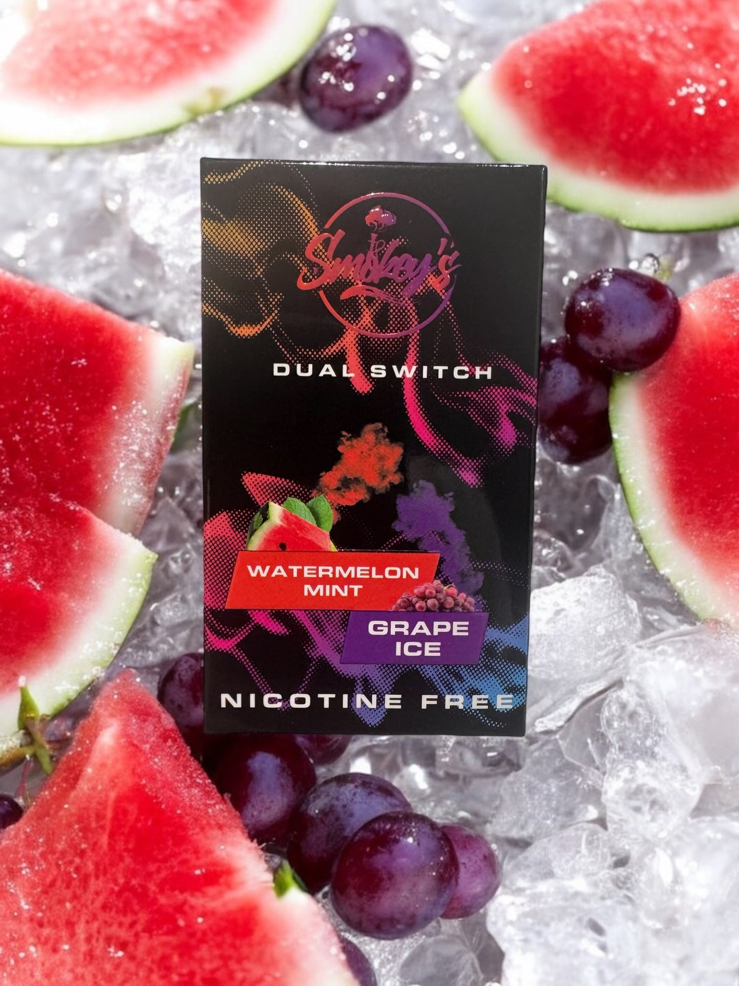 Dual Switch Watermelon Mint & Grape Ice